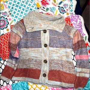 Mossimo Multi Colored Cardigan Sweater XXL